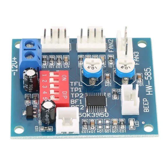 Precise Dc12V Four Wire Thermostat Fan Speed Controller For Fans