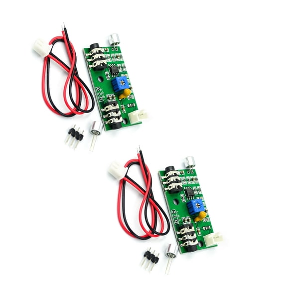Precise Gains Adjustable Mics Amplifier Module For Voice Systems 3Pin Sync Port DC2.6-10V Operated Claritys Sound