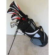 Precise Golf Mens Right Handed Complete Golf Set, 10.5  Driver, Regular Flex, Graphite Shafts