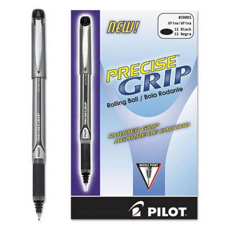Precise Grip Roller Ball Pen, Stick, Bold 1 mm, Black Ink, Black Barrel Precise Grip Roller Ball Pen, Stick, Bold 1 mm, Black Ink, Black Barrel