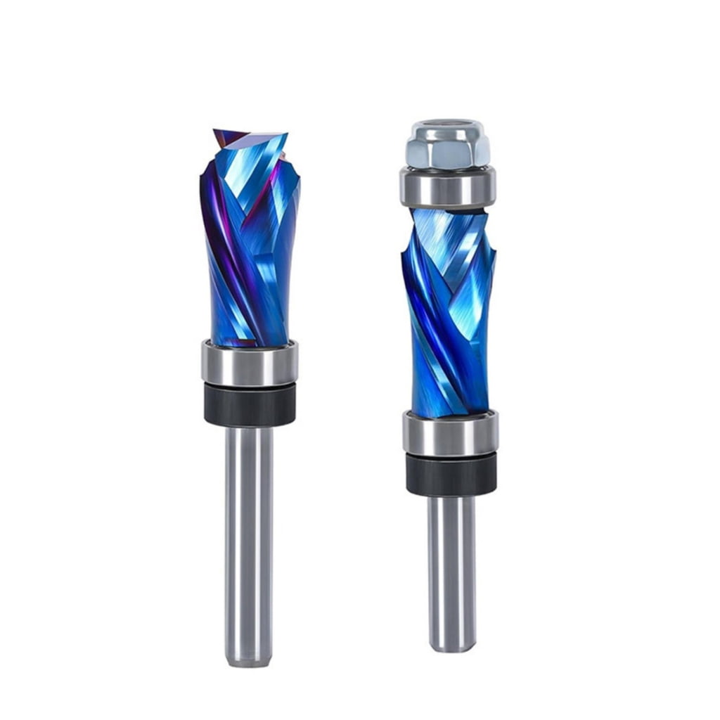 Precise Ground Helical Flute Trimming Bit 1/4In Shank ...