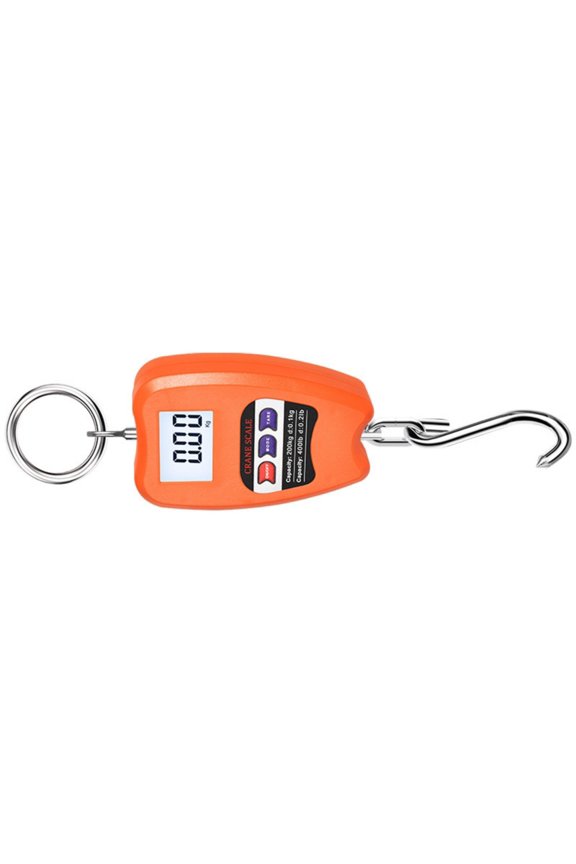 Precise Heavy Duty 200kg Digital Handheld Scale Industrial ABS Construction Multiple Unit Conversion Hook Design