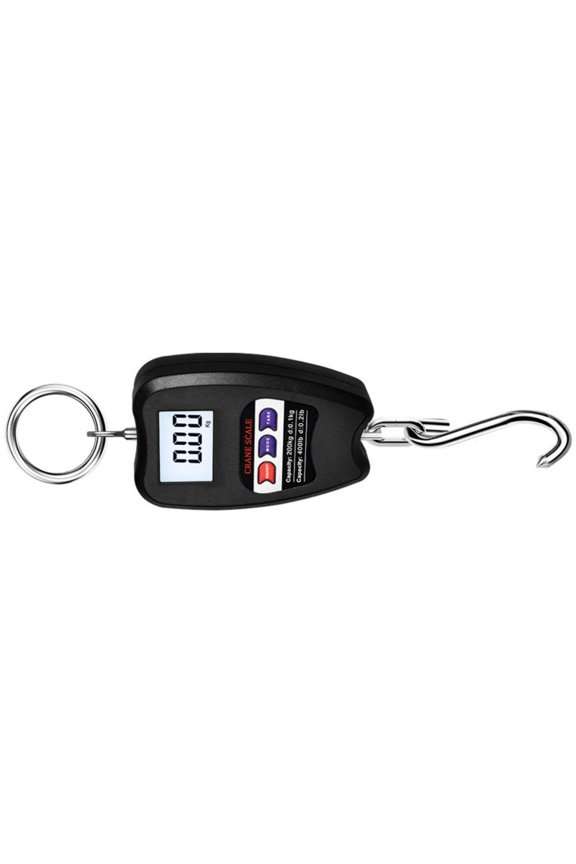 Precise Heavy Duty 200kg Digital Handheld Scale Industrial ABS Construction Multiple Unit Conversion Hook Design