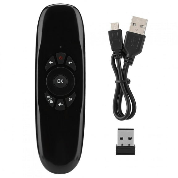 Precise Keyboard Remote Control, 2.4G Wireless Flexible Flying Mouse, USB Remote Control, For Windows, For Linux, For Mac OS, For Android,