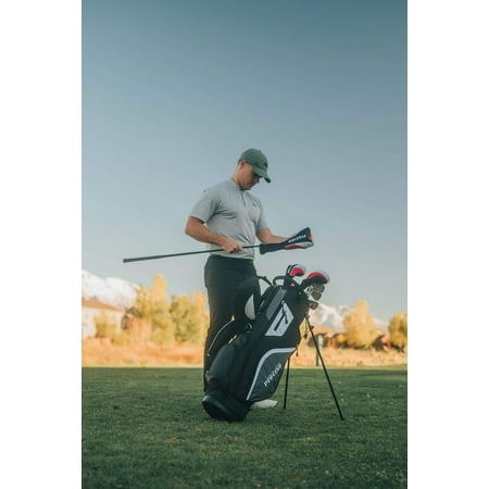 Precise M5 Complete Mens Golf Set (Black/White, 15pc, RH, +1") NEW