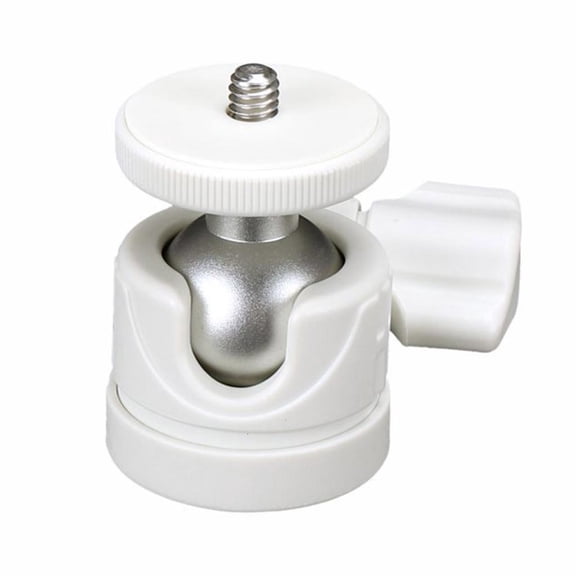 Precise Mini Ballhead Tripod Mount, 360°Panning And Tilting, 1/4" Thread Base, For DSLR Cameras And Video Equipment,