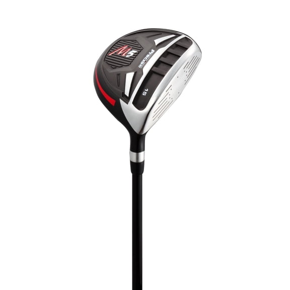 Precise Naturals M5 Complete 15pc Men's Golf Set, Right-Handed, Black/White