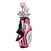 Precise Naturals M5 Ladies Women’s Complete Golf Clubs Set, Pink