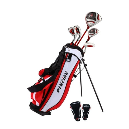 Precise X7 Junior Boys & Girls Complete Right Handed Golf Clubs Set for Children - Age 6-8, Regular