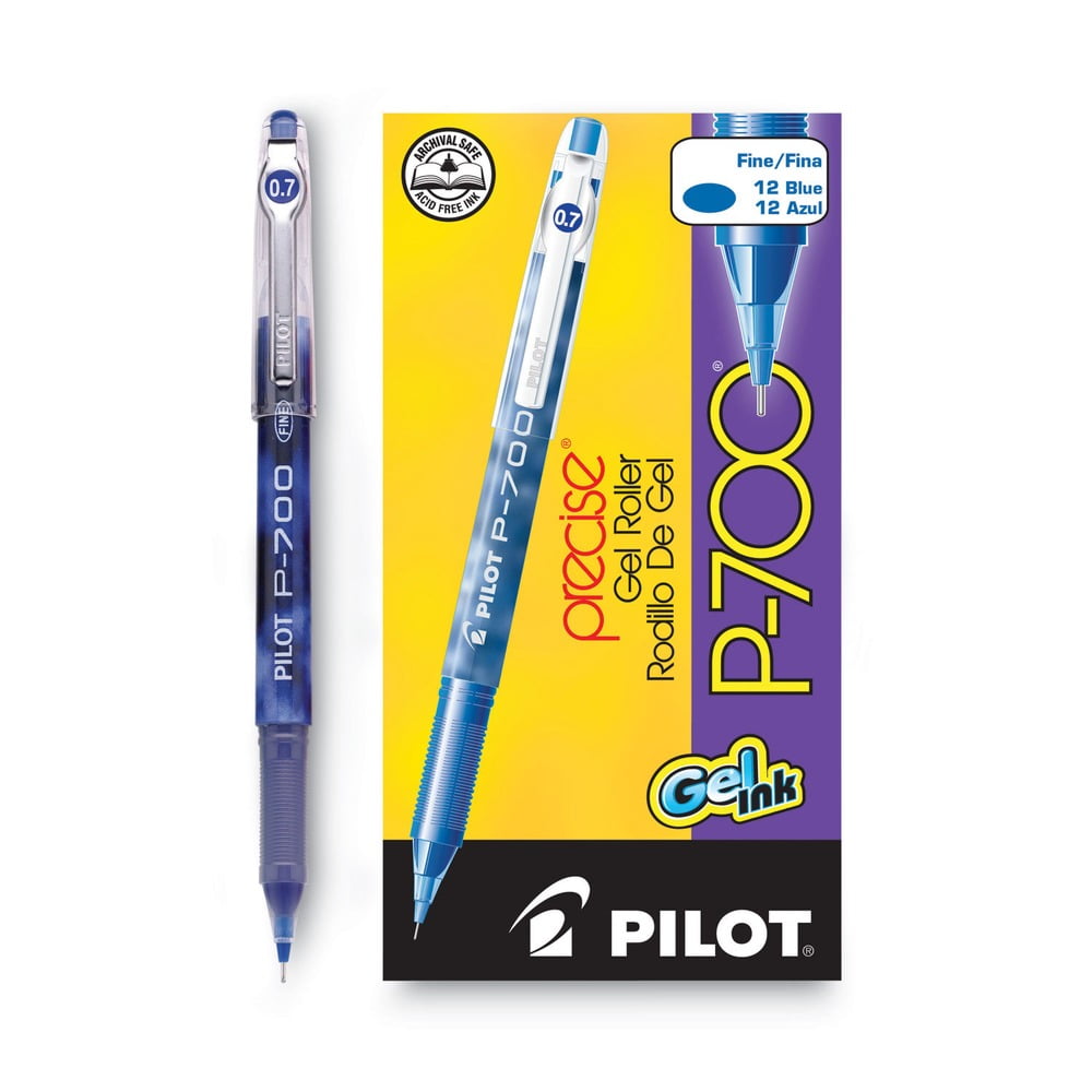 Precise P-500 Gel Pen, Stick, Extra-Fine 0.5 mm, Blue Ink, Blue Barrel, Dozen Precise P-500 Gel Pen, Stick, Extra-Fine 0.5 mm, Blue Ink, Blue Barrel, Dozen