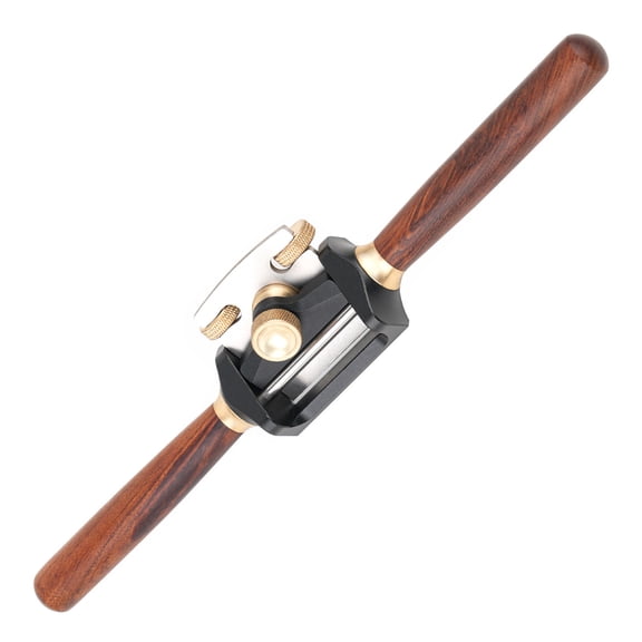 Precise Planer Tool 400C Aluminum Blade Nonslip Wooden Grip Compact 253mm For Fine Woodworking Smooth Cutting