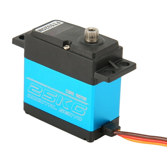 Precise Robot Servo: 25KG Digital, Coreless Motor, Metal Gears, Waterproof 180 Degree Rotation