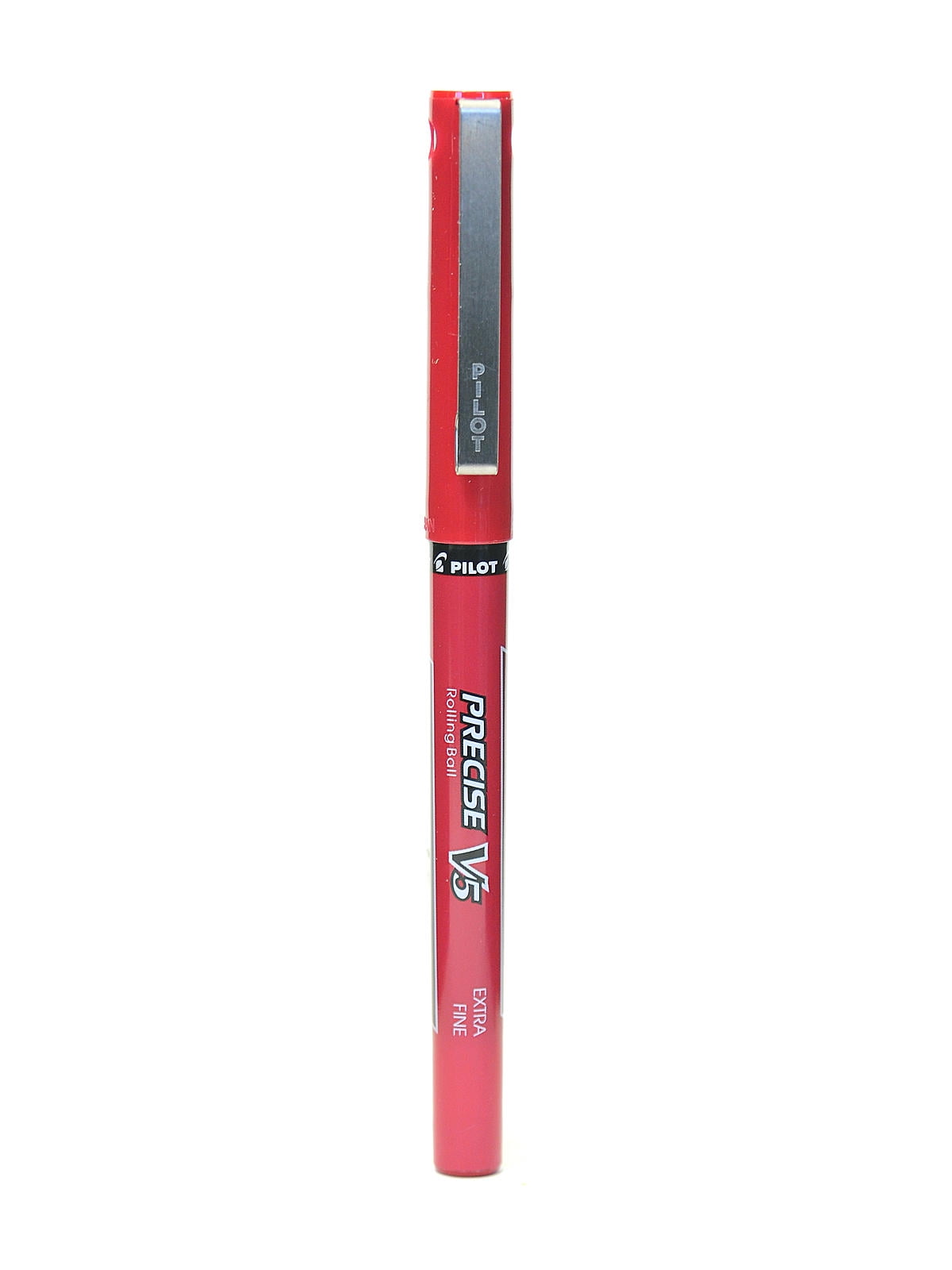 Precise Rolling Ball Pens red, extra fine point (V5) (pack of 12)