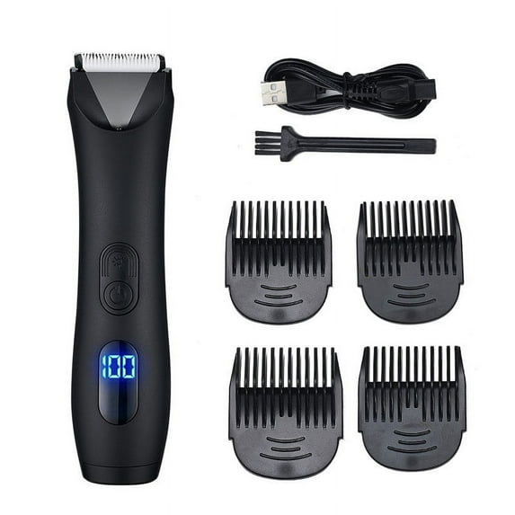 Precise Trimming Design Adjustable Settings Electric Groin & Body Trimmer
