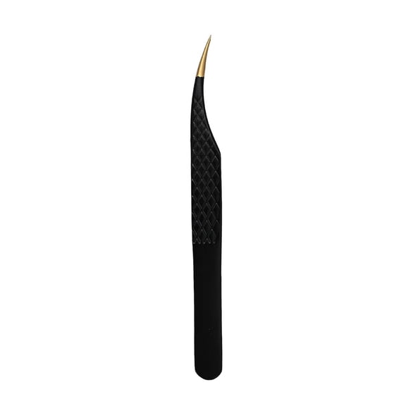 Precise Tweezers For Nails Art And Beauty Stainless Steel Tweezers With Anti Slip Handle For Salon Or Home Use