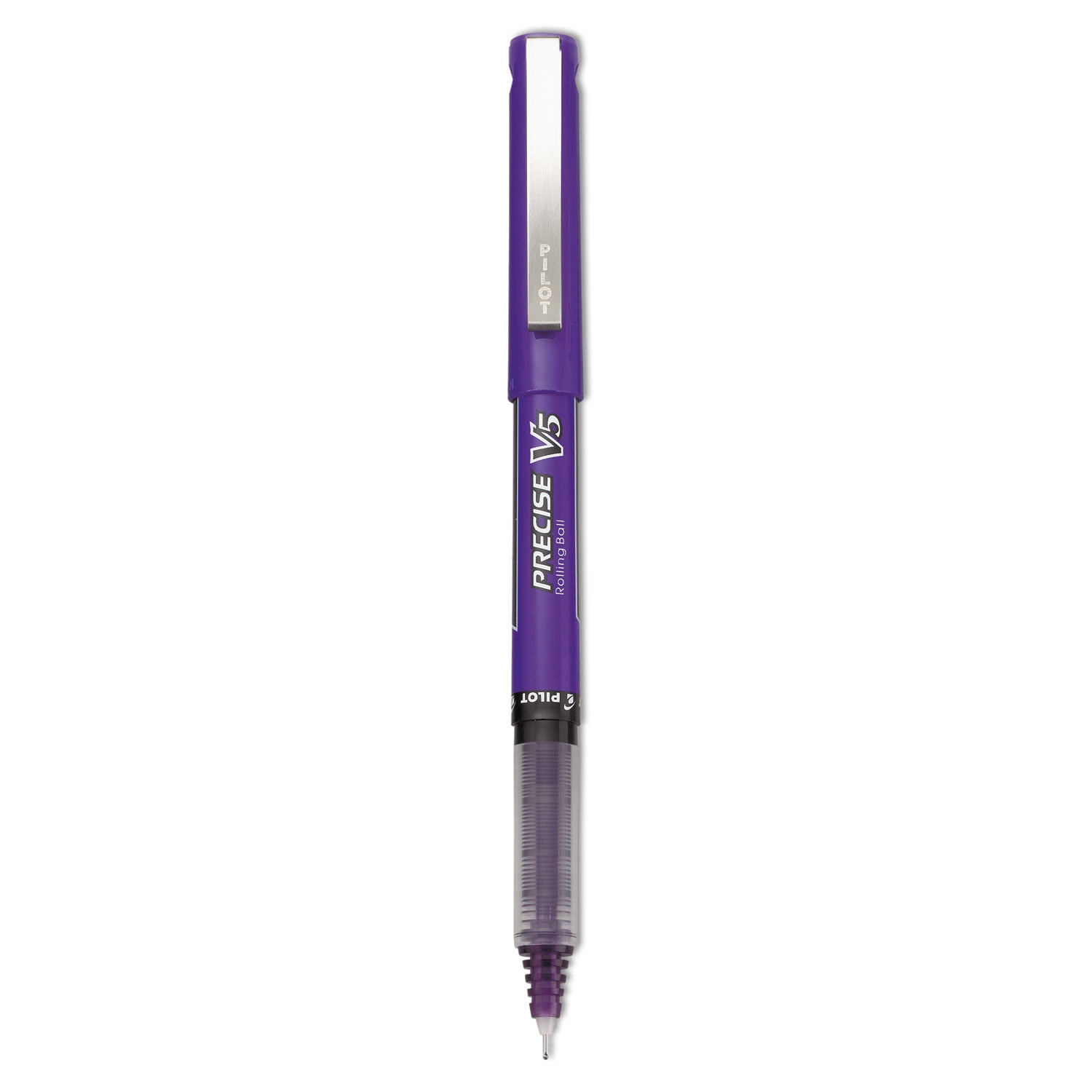 Pilot Precise V5 Pen - Fine Pen Point Type - 0.5 Mm Pen Point Size - Purple Ink - Purple Barrel - 12 / Dozen (25106_40)