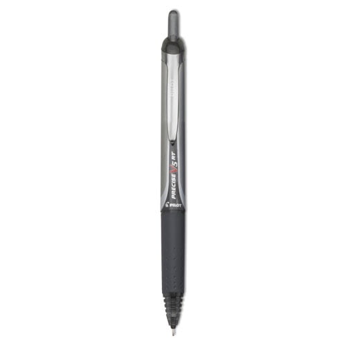 Precise V5rt Roller Ball Pen, Retractable, Extra-Fine 0.5 Mm, Black Ink, Black Barrel | Bundle of 2 Dozen