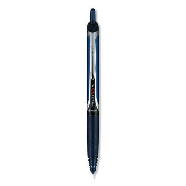 Precise V5RT Roller Ball Pen, Retractable, Extra-Fine 0.5 mm, Navy Ink, Navy Barrel, Dozen Precise V5RT Roller Ball Pen, Retractable, Extra-Fine 0.5 mm, Navy Ink, Navy Barrel, Dozen