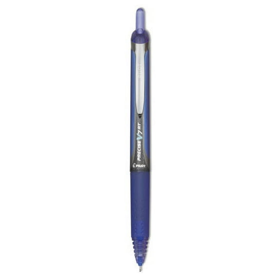 Precise V7rt Roller Ball Pen, Retractable, Fine 0.7 Mm, Blue Ink, Blue Barrel | Bundle of 2 Dozen