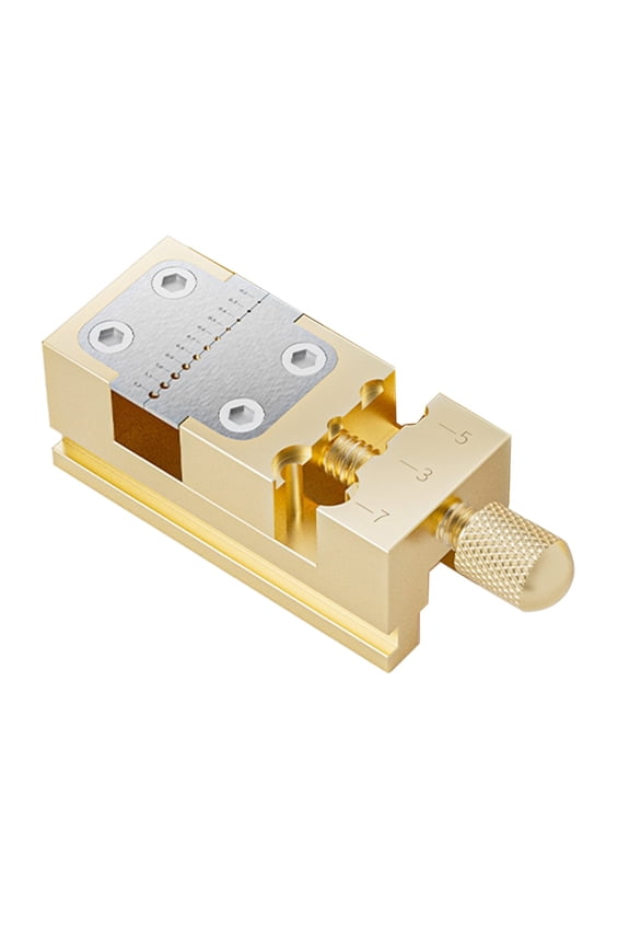 Precise Watch Benches Vices Thread Adjustment Antislip Collet Tightening Tool Copper Stable Watch Head Holder Watchmaker