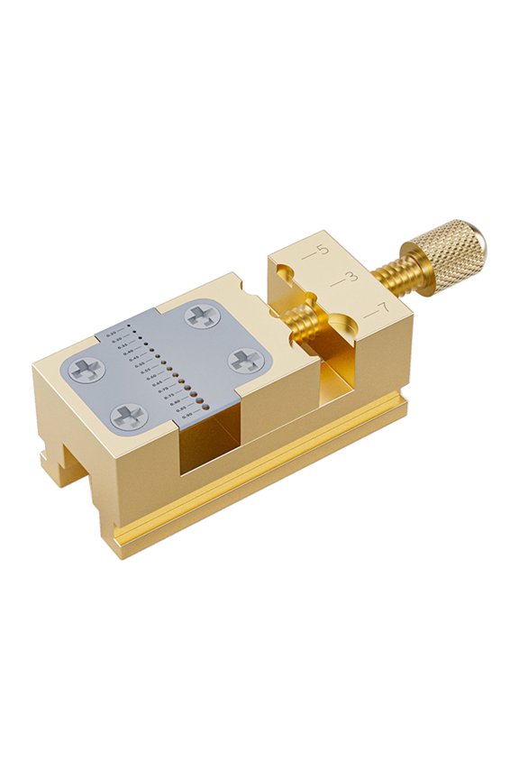 Precise Watch Benches Vices Thread Adjustment Brass Antislip Watch Head Holder Hand Tool Stable Collet Tightening Tool