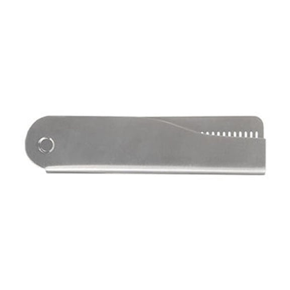 Precise Wide Tooth Men's Beard Comb Stainless Steel Foldable Hair Comb