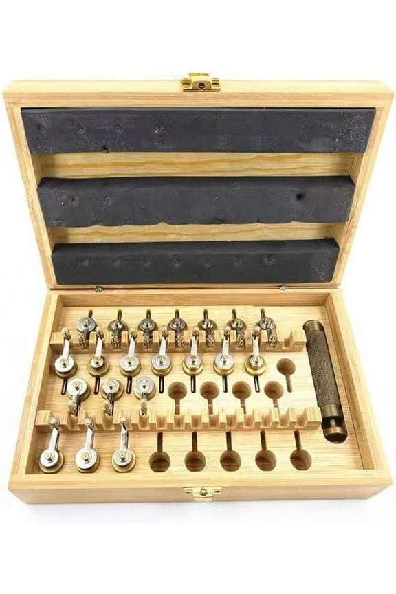 Precise Wristwatch Repair Tools, Professional High Precision Wrist Barrels Movement Tool for Watch Repairer, Winding Tool 20 Pcs