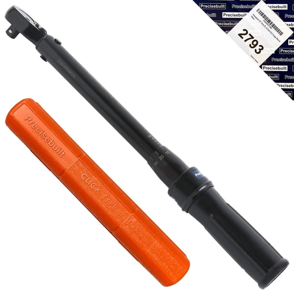 Precisebuilt 1/2" Drive 200-1000 in-lb Click Tech Torque Wrench