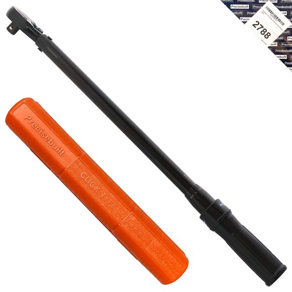 Precisebuilt 1/2" Drive 35-200 ft-lb Click Tech Torque Wrench