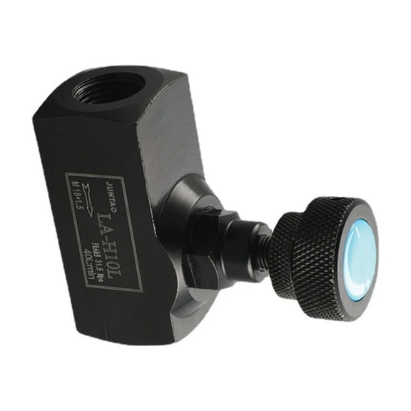 Precisely Hydraulic Control Valves With Adjustment Knob 1/2Inch 3/8inch Port Leakproof Flows Control Needle Valves