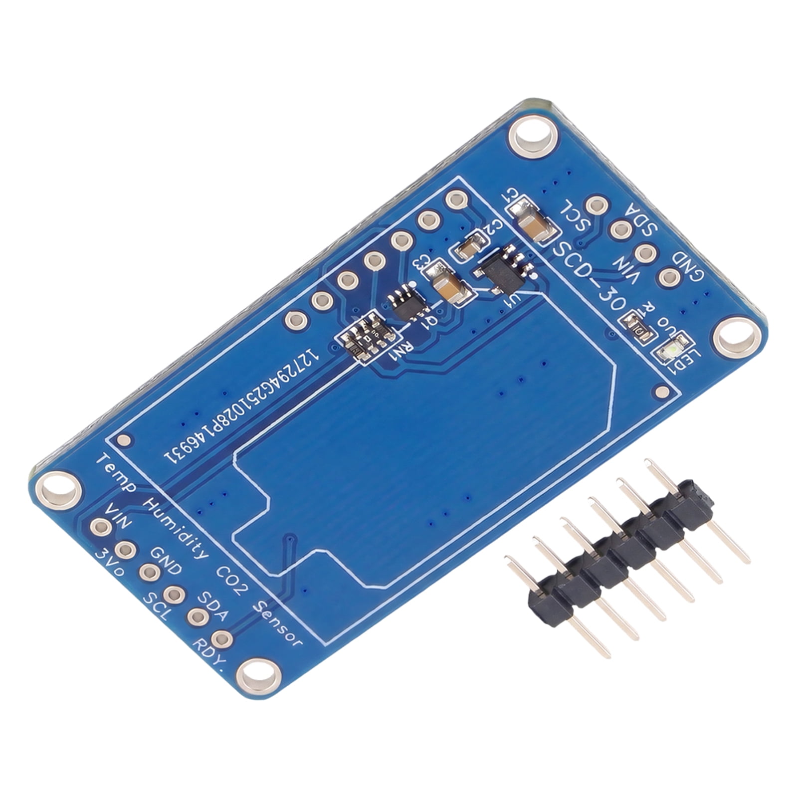 Accurate SCD30 CO2 Sensors Module with Temperature Humidity Monitor I2C ...