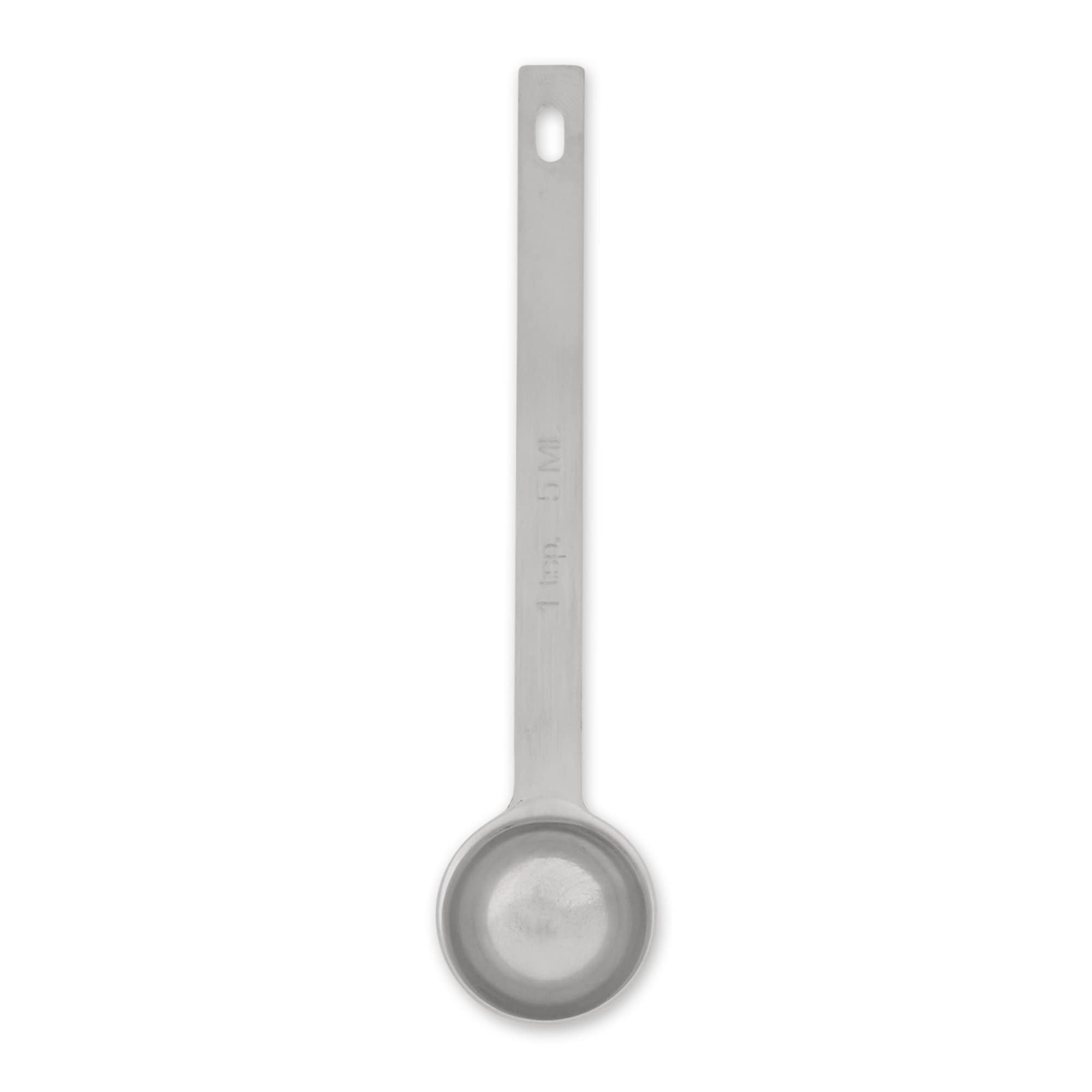 Color Up Premium 1 Teaspoon Measuring Spoon – Stainless Steel Chrome Finish, Accurate 5 Ml For Dry & Wet Ingredients