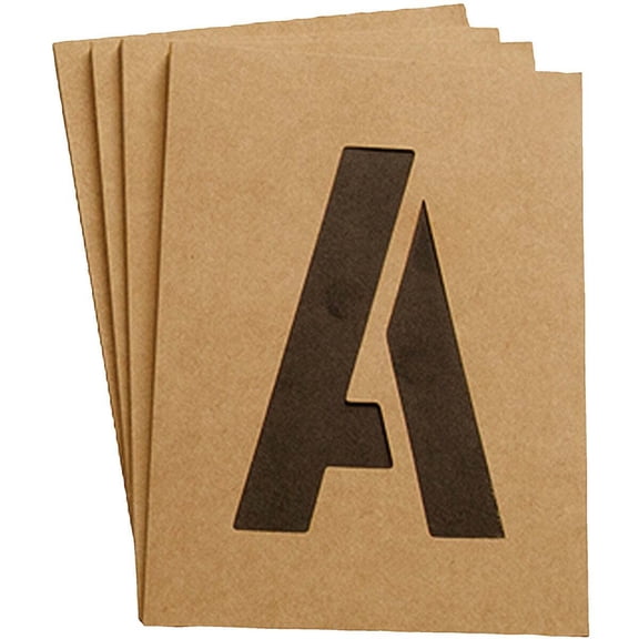 Hy-Ko Precision 2" Reusable Number & Letter Stencil Kit