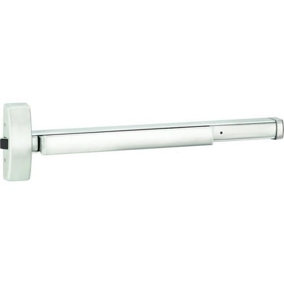 Precision 21033 Apex 2100 Series 36" Night Latch Rim Exit Device - Stainless Steel