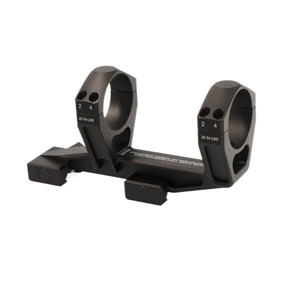 Precision 34mm Scope Mount Riser, 1.93" Height One-Piece CNC Ring Holder for Optical Tube, Compatible with Standard Picatinny Interface