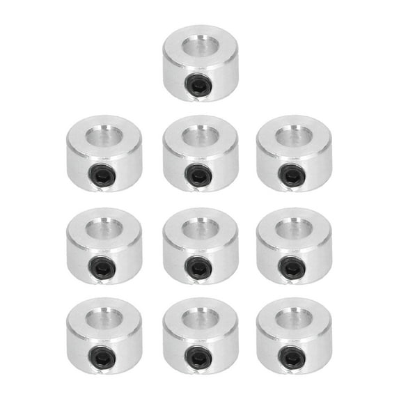 Precision 6mm Shaft Collars, 10,Piece Set, Ideal for Engineering, Robotics, Alignment