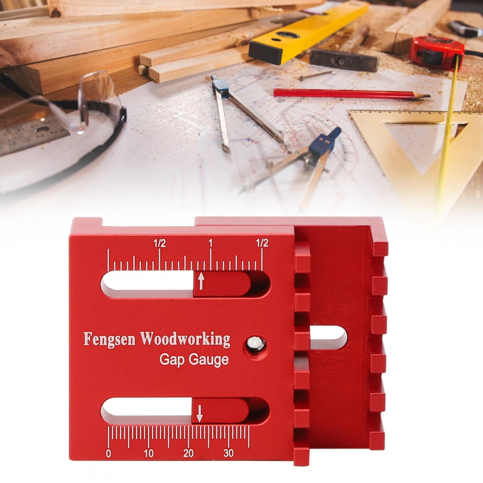 Precision Aluminum Alloy Woodworking Mini Gaps Gauge Depth Measuring ...
