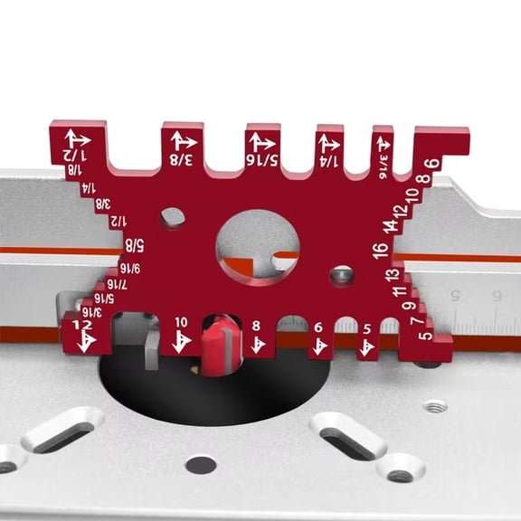 Precision Aluminum Dovetail Clamp Caliper for Woodworking - Metric/Imperial Height Measurement Gauge