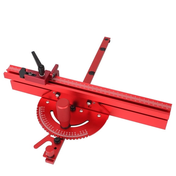 Precision Aluminum Miter Gauge For Table Saws For Metric Scale, Flip Stop And Angle Lock, Compatible For 30Mm Or 45Mm T Tracks, Alloy Construction For Accurate Cuts
