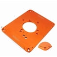 thumbnail image 1 of Precision Aluminum Router Table Insert Plate, Router Templates With Pre-Drilled Adapt to Multiple Routers of Different Model, RTS02A$$Tools & Hardware, 1 of 12