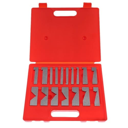 Precision Angle Block Set 17Pcs 0 to 45 Degree Durable Hardened Steel Angle Calibration Gage Inspection Block Grinding and Milling Machine$$Other