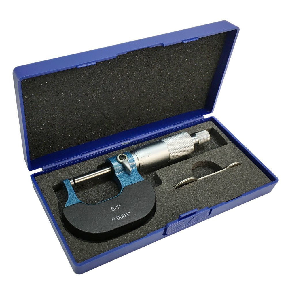 Precision Anvil Flat Spindle Micrometer 0.0001" Graduation Machinist