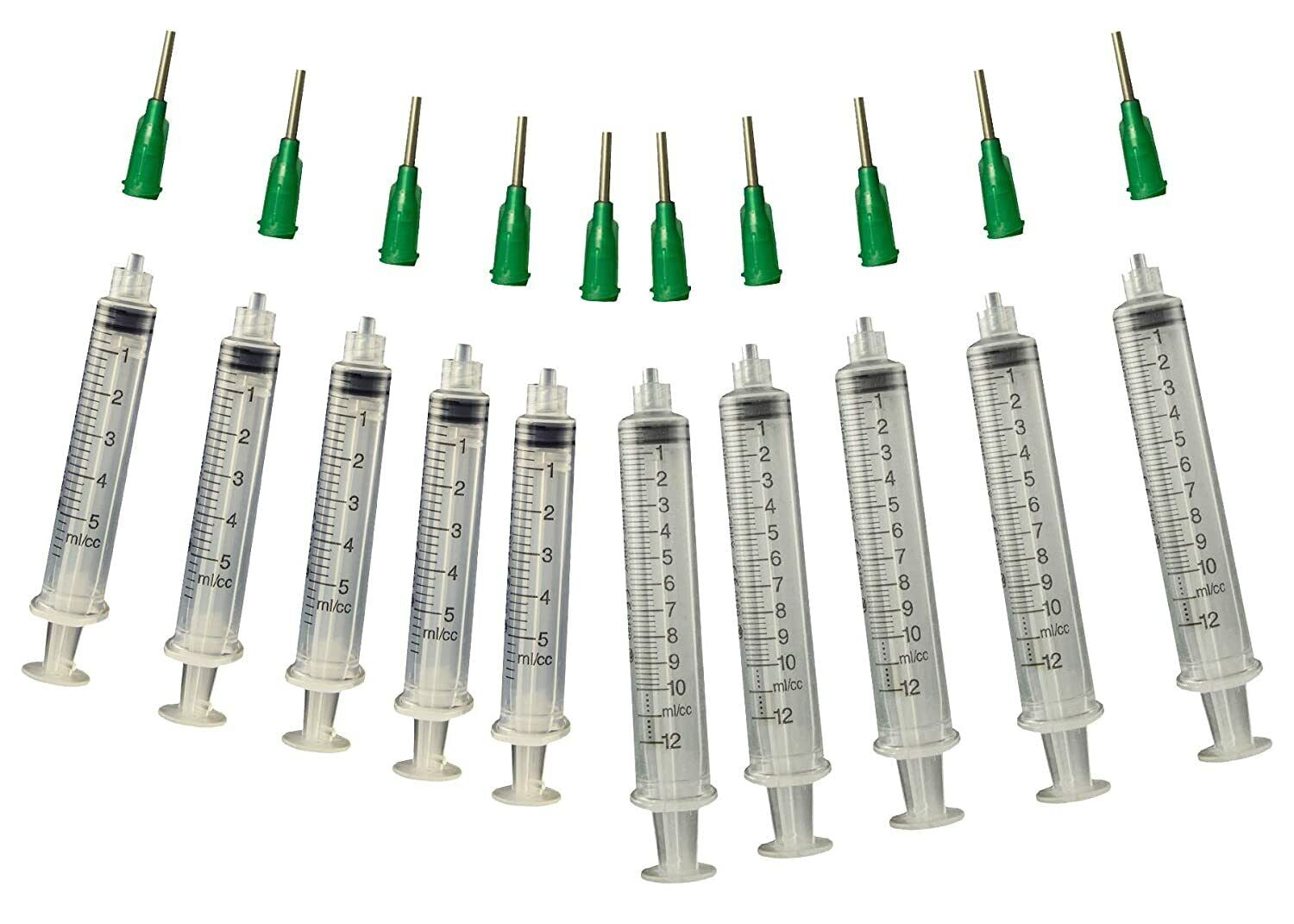 Precision Applicator 5&10 cc Syringe w/14 Gauge Olive Tip Glue, Henna