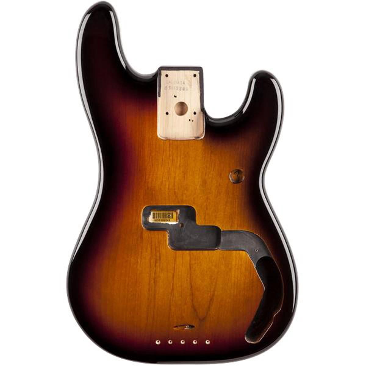 Fender Precision Bass Alder Body with Vintage Bridge Mount, Brown Sunburst