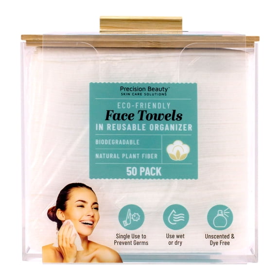 Precision Beauty 50ct Face Towel Organizer