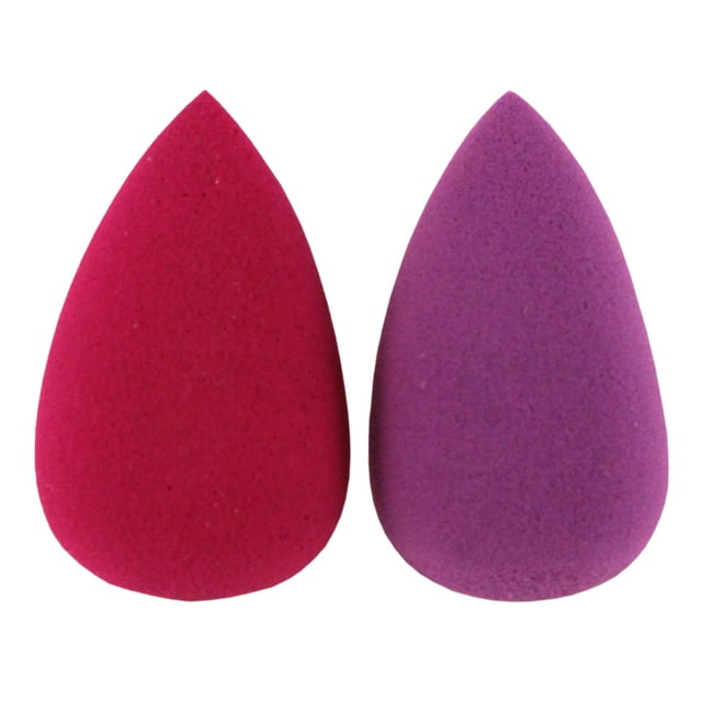 Precision Beauty Mini Blending Sponges, Pink & Purple, 2 Ct