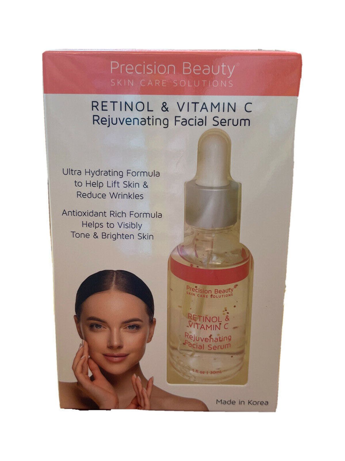 Precision Beauty Retinol & Vitamin C Rejuvenating Facial Serum 1.0 oz