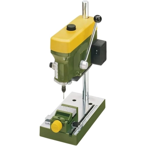 Precision Bench Drill Press - Micro Hole Capability, Adjustable Depth & Table, 3-Speed Selection ,Flexible Adjustment