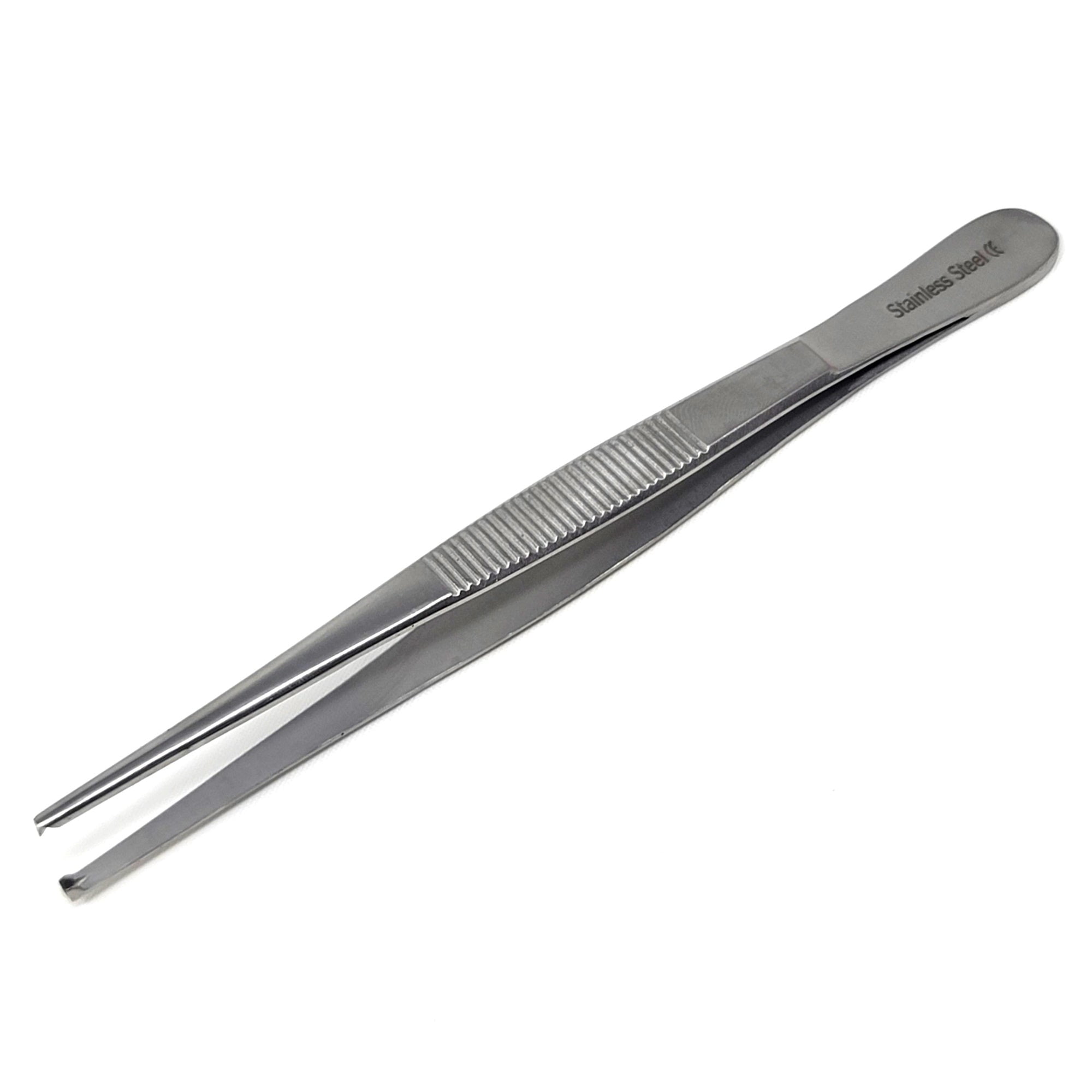 Precision Blunt Jaws Kocher 1x2 Rat Tooth Thumb Forceps 6