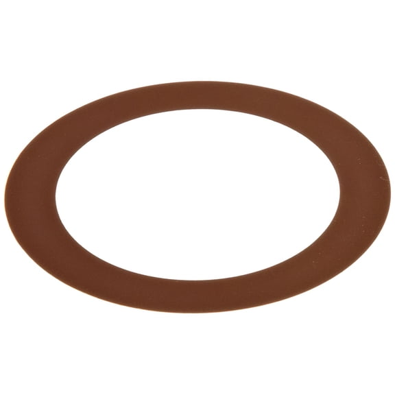 PVC Round Shim, Brown, 0.010" Thickness, 2" ID, 2-3/4" OD, Pack of 10
